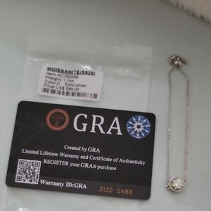 Moissanite Silver Bracelet